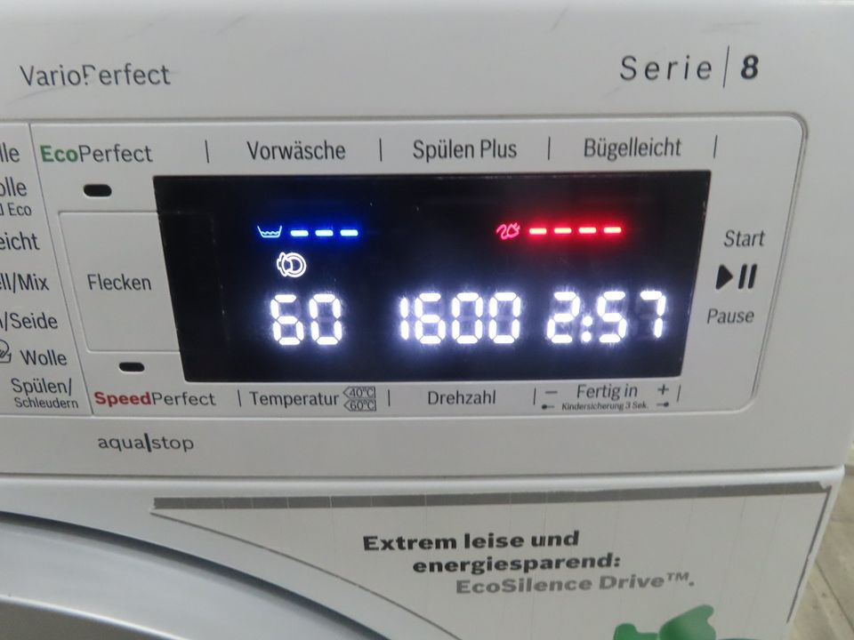 Waschmaschine BOSCH 8kg A+++ Serie 8 1600 1 Jahr Garantie in Berlin