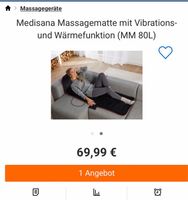 Medisana Massage Matte Nordrhein-Westfalen - Lünen Vorschau