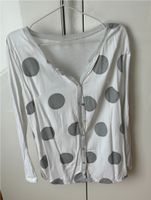 DAMEN / Strickjacke Polkadots Punkt weiß silber Onesize M L Köln - Meschenich Vorschau