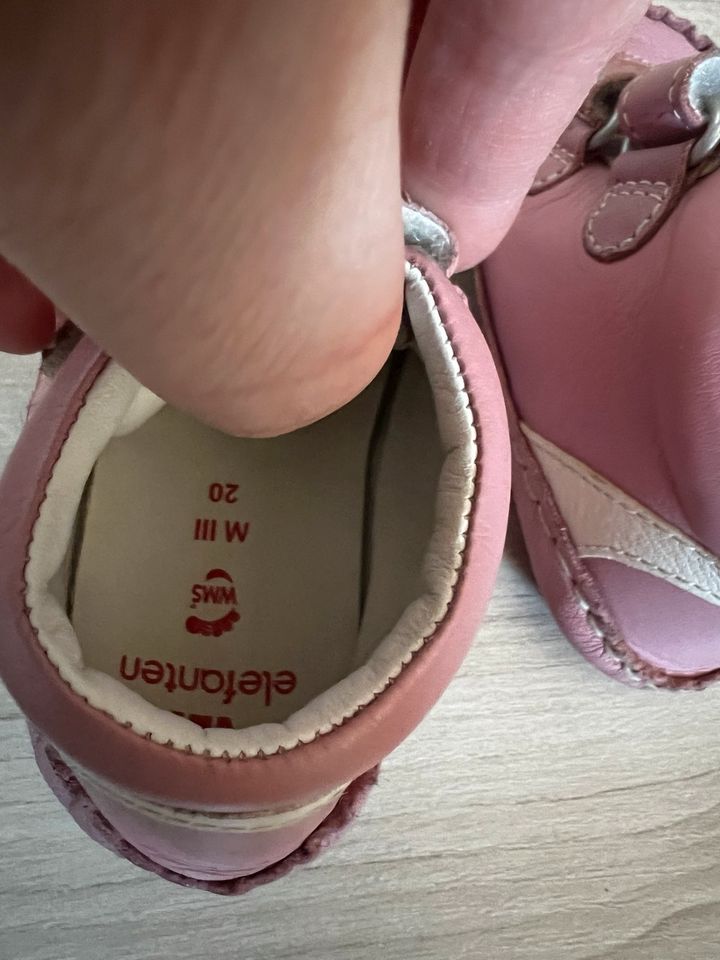 Lauflernschuhe Elefanten, Gr.20, rosa, Leder in Kahla