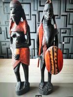 2 Stück Figuren Afrika Holz Nordrhein-Westfalen - Gronau (Westfalen) Vorschau