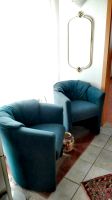 Cocktail-Sessel, blauer Velours-Stoff, NR-Haushalt Nordrhein-Westfalen - Geldern Vorschau