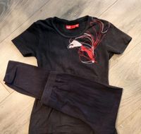 Set: Puma Sport-Shirt T-Shirt Leggins 140 schwarz Schleswig-Holstein - Klein Pampau Vorschau