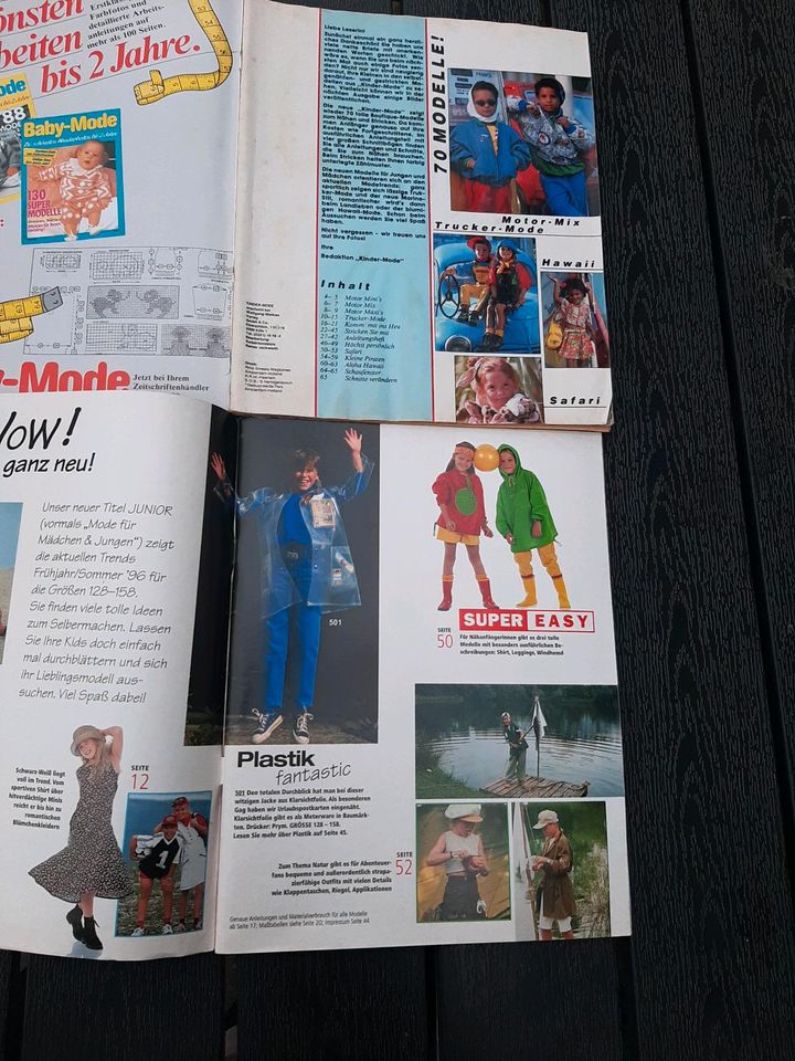 2x Burda special Junior; Kinder- Mode, aus den 90ern in Oberschleißheim