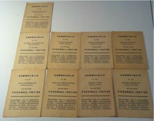 64 Bergmann Sammelbilder Bundesliga 1967-68 u.a Werder Bremen in Schwarme