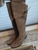 Designer Echt Leder Stiefel taupe 38 Italien NP 149,- Bayern - Straubing Vorschau