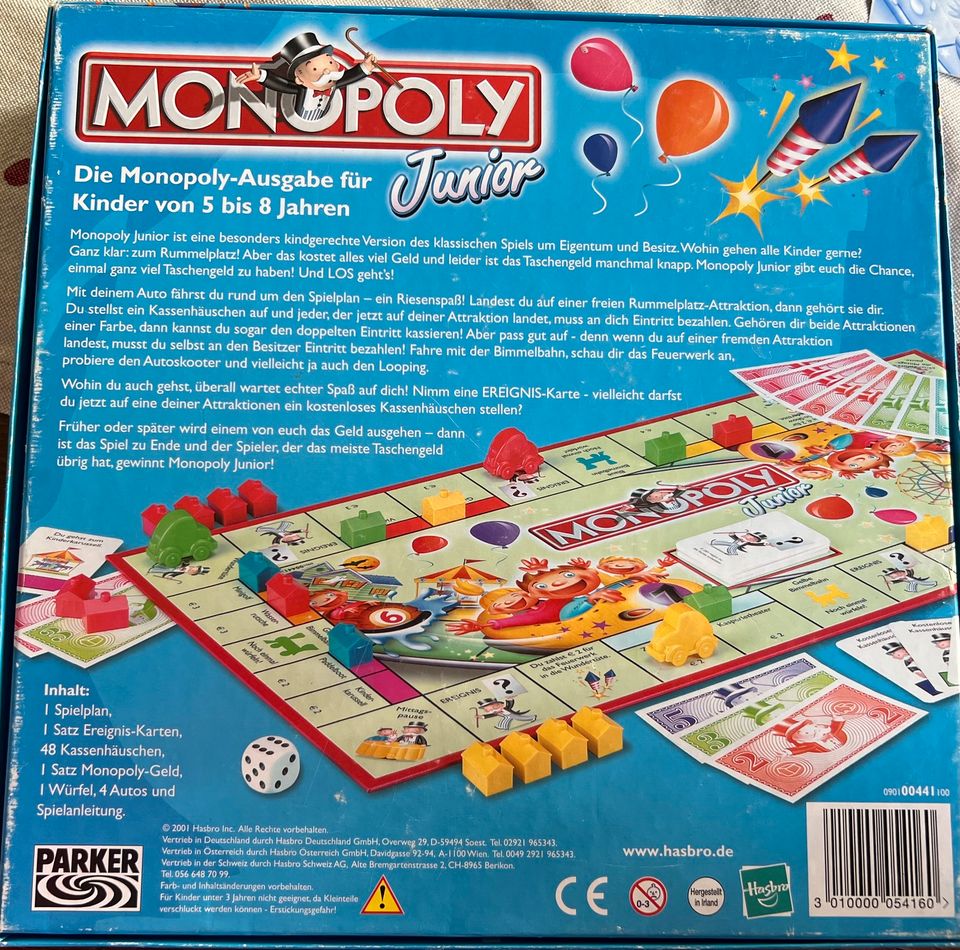 Monopoly Junior in Hanstedt Kr Uelzen