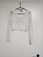 Weißes bauchfreies Top, Spitze, Frühling, Sommer, Amisu 36/S crop Bayern - Bad Kissingen Vorschau