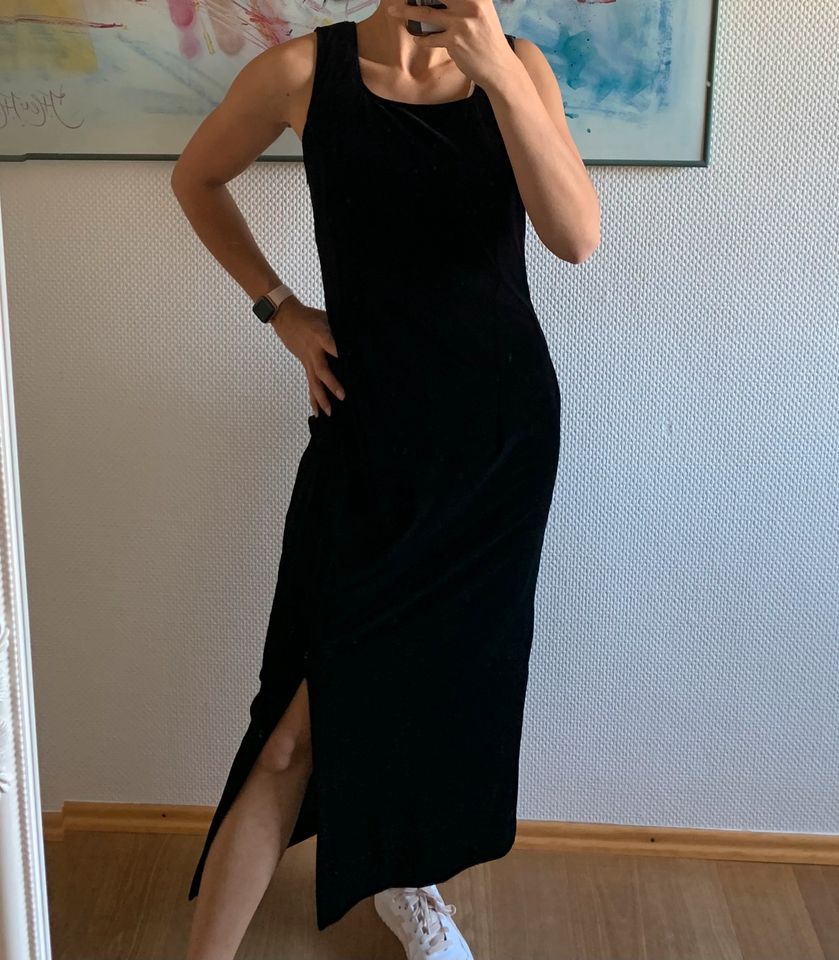 NEU samtkleid Abendkleid Kleid schwarz Größe 38 M in Hannover