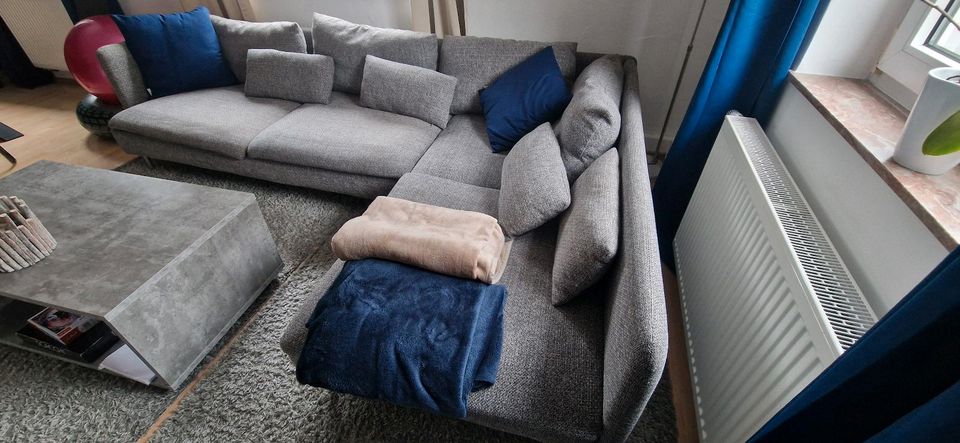 Sofa Söderhamn Ikea Couch grau in Großostheim