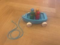 Grimms Holzboot mit 4 Männchen München - Au-Haidhausen Vorschau