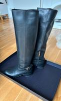 Prada Reiterstiefel schwarz, Größe 37 Hessen - Karben Vorschau