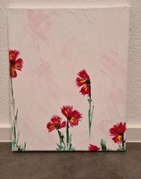 Acrylbild Blumen pink, 30x25cm Baden-Württemberg - Hechingen Vorschau