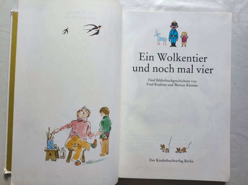 Ein Wolkentier und noch mal 4 DDR Kinderbuch in Möser