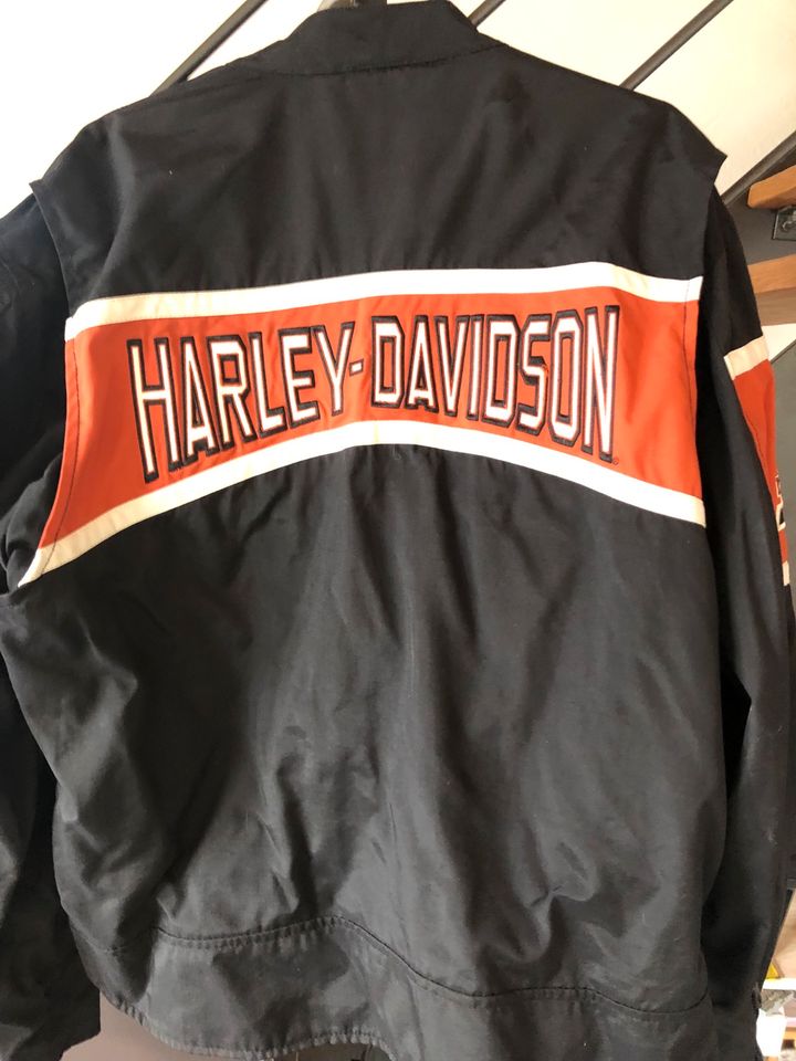 Jacke Harlay Davidson L Motorradjacke Freizeitjacke in Roßlaich