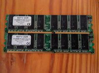 MDT DDR RAM 2 x 512MB PC400 CL2.5 Hessen - Lauterbach (Hessen) Vorschau