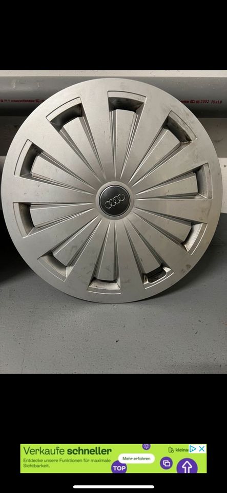 4 x Audi Original Radkappen 16 Zoll (Radzierblende) 8WO.601.147 in Dortmund