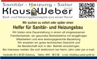 Helfer für Sanitär- und Heizungsbau Niedersachsen - Oldenburg Vorschau