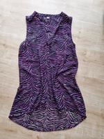 s.Oliver Tunika Top Bluse lila schwarz Animalprint Gr. 36 38 S Bayern - Kahl am Main Vorschau