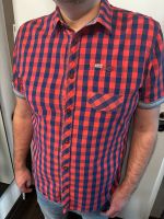 Tom Tailor L Hemd kurzärmelig Shirt karos blau rot rocksbilly Niedersachsen - Hildesheim Vorschau