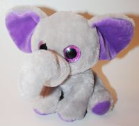 Glubschi – Elefant, grau/lila, 19cm Essen - Essen-Borbeck Vorschau