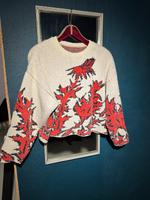 Weekday Pulli - tolles Muster Mitte - Wedding Vorschau