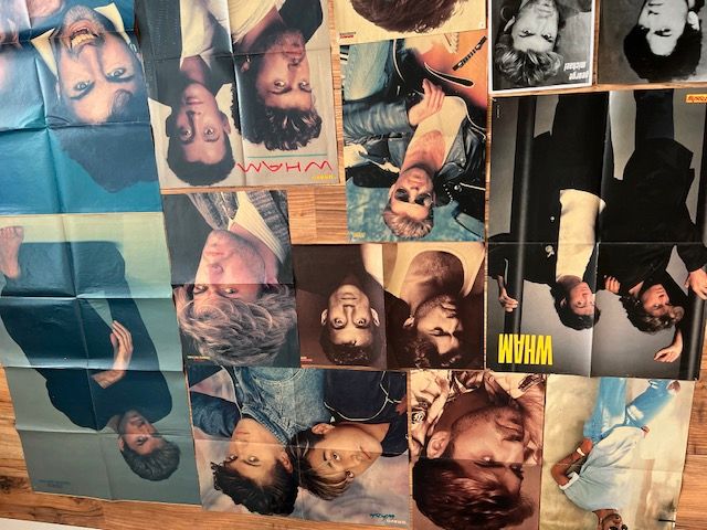 George Michael / Wham - a fan´s super poster collection in Berlin