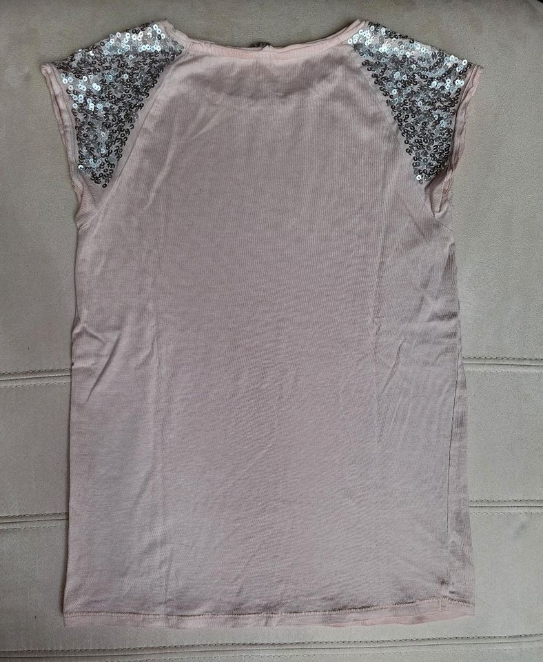 T-Shirt Gr. 152/158 Mädchen altrosa mit Pailletten Review in Lüder