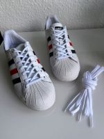 Adidas Originals Superstar Sneaker Gr. 40 weiß/blau/rot Wandsbek - Hamburg Farmsen-Berne Vorschau