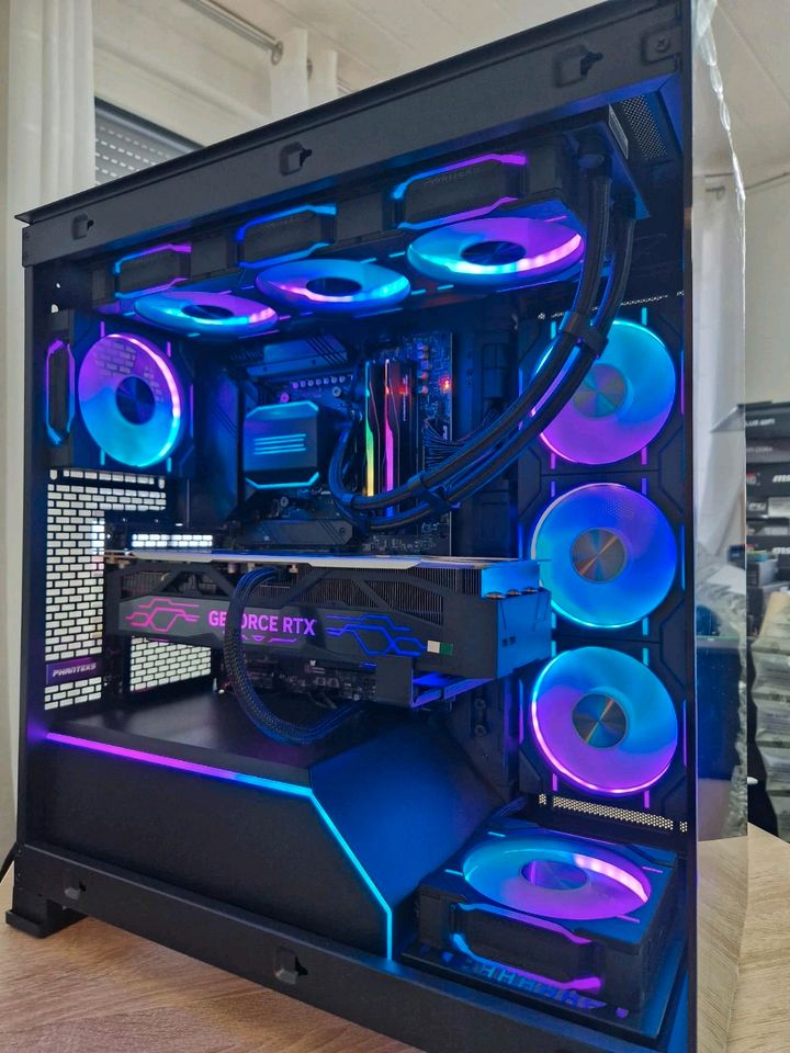 RGB Gaming PC Ryzen 7800X3D, RTX 4070 Ti Super ✔️ in Tussenhausen