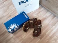 Original Sandalen Birkenstock Leder braun Gr 39 TOP Zustand Brandenburg - Nexdorf Vorschau