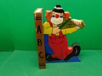 ABC Buchstütze Clown auch für CD´s oder DVD´s Clowns Kinderzimmer Schleswig-Holstein - Klein Rönnau Vorschau