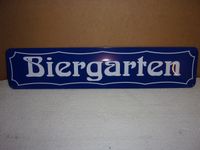 Biergarten  Blechschild - Straßenschild 46 x 10 cm Brandenburg - Elsterwerda Vorschau