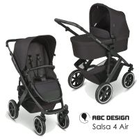 ABC-Design Salsa 4 Air - 2in1 Kinderwagen-Set - Ink - inkl. Babywanne + Sportsitz + XXL-Zubehörpaket - NEU Hessen - Fulda Vorschau