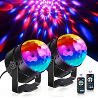 2x LED RGB Bühnenbeleuchtung Discokugel Lichteffekt DJ Party Hessen - Bebra Vorschau