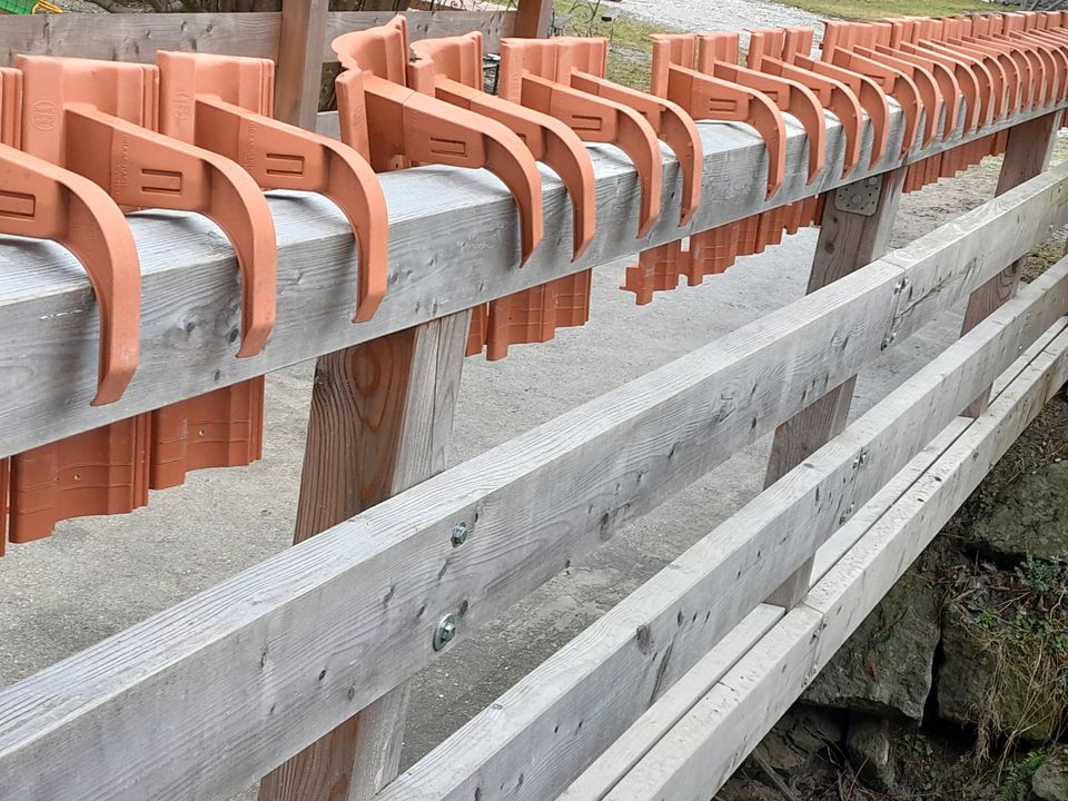 Schneefanghalter für Rundholz für Altdeutsche Pfanne in Eberfing