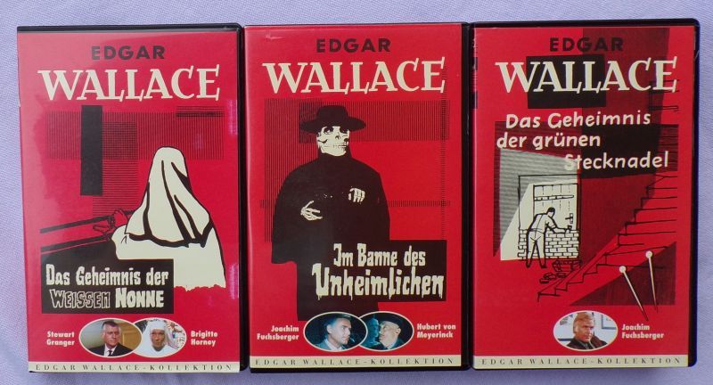 35 EDGAR WALLACE  Filme Videos Rote Serie + 3 GESCHENKE!!! in Fulda