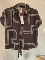 Street one Shirt Top Bluse weiß schwarz 38 40 M L Nordrhein-Westfalen - Soest Vorschau