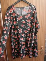 langarm schwarzes Blumen Kleid Größe 48 Nordrhein-Westfalen - Telgte Vorschau