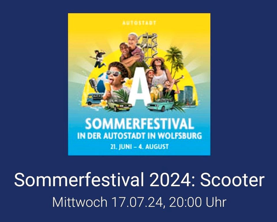 Sommerfestival Scooter Wolfsburg Scooter Autostadt 17.07 in Peine
