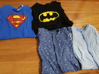 4 Baby Schlafanzüge langarm Kleiderpaket Gr.74 Batman,Superman Bayern - Neu Ulm Vorschau