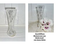 Vase geschliffene Blumenvase ❤ aus Bleikristall Vase Anna Hütte Hessen - Kassel Vorschau