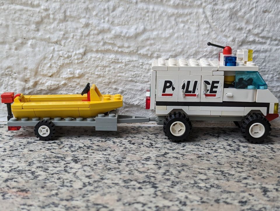 LEGO City 6545 Polizei Hubschrauber LKW Motorboot 100% komplett in Pohlheim