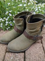 Rieker Stiefelette 38 in grün Hessen - Linden Vorschau