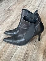 ZARA Stiefelette, schwarz, Gr. 40, Absatz 9 cm, getragen Bayern - Ansbach Vorschau