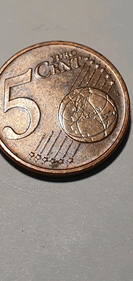 5 Cent 2003 Österreich mit Fehler in Zierow