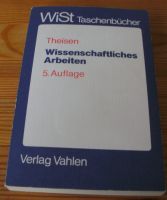 Studium Buch: Wissenschaftliches Arbeiten; Theisen; 1991 Bayern - Dietfurt an der Altmühl Vorschau