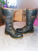 Dunkelblaue Winterstiefel, Mustang Sachsen - Chemnitz Vorschau