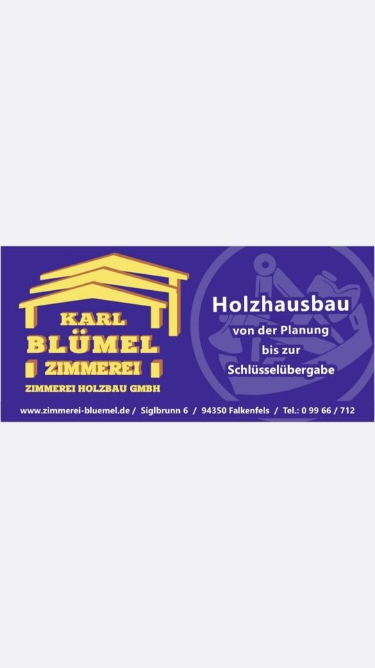 BUNGALOW IN HOLZSTÄNDERBAUWEISE - ZIMMEREI-HOLZBAU BLÜMEL GMBH in Schierling