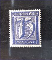 DR MiNr. 185 Große Ziffernzeichnung 75 Pf. Ausgabe 1922, postfr. Sachsen - Pirna Vorschau